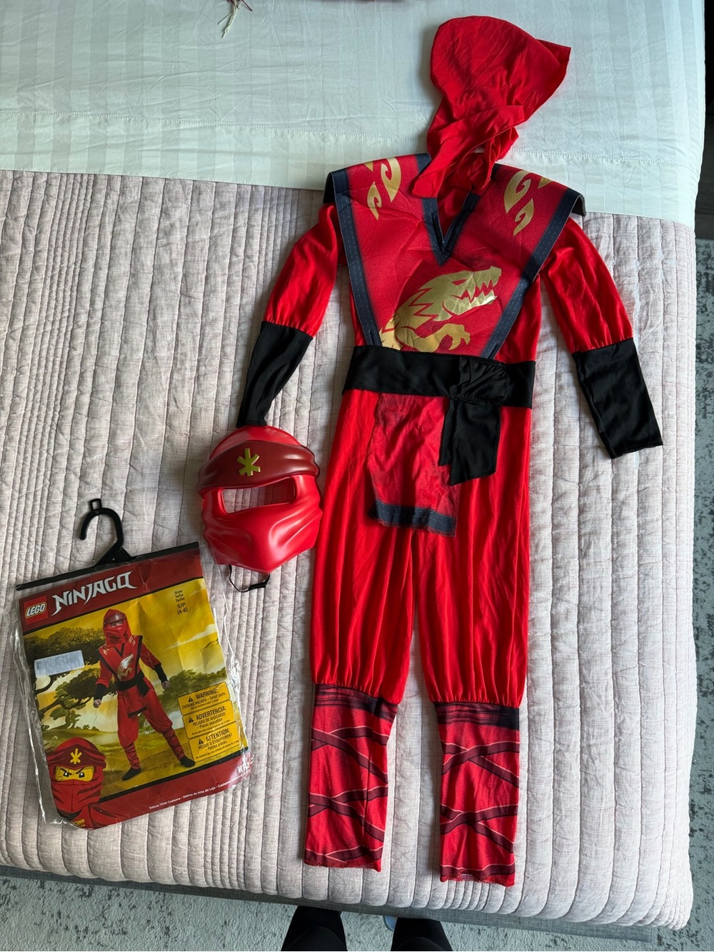 LEGO Ninjago Red Dragon Ninja Kids Costume | Size: 4/6